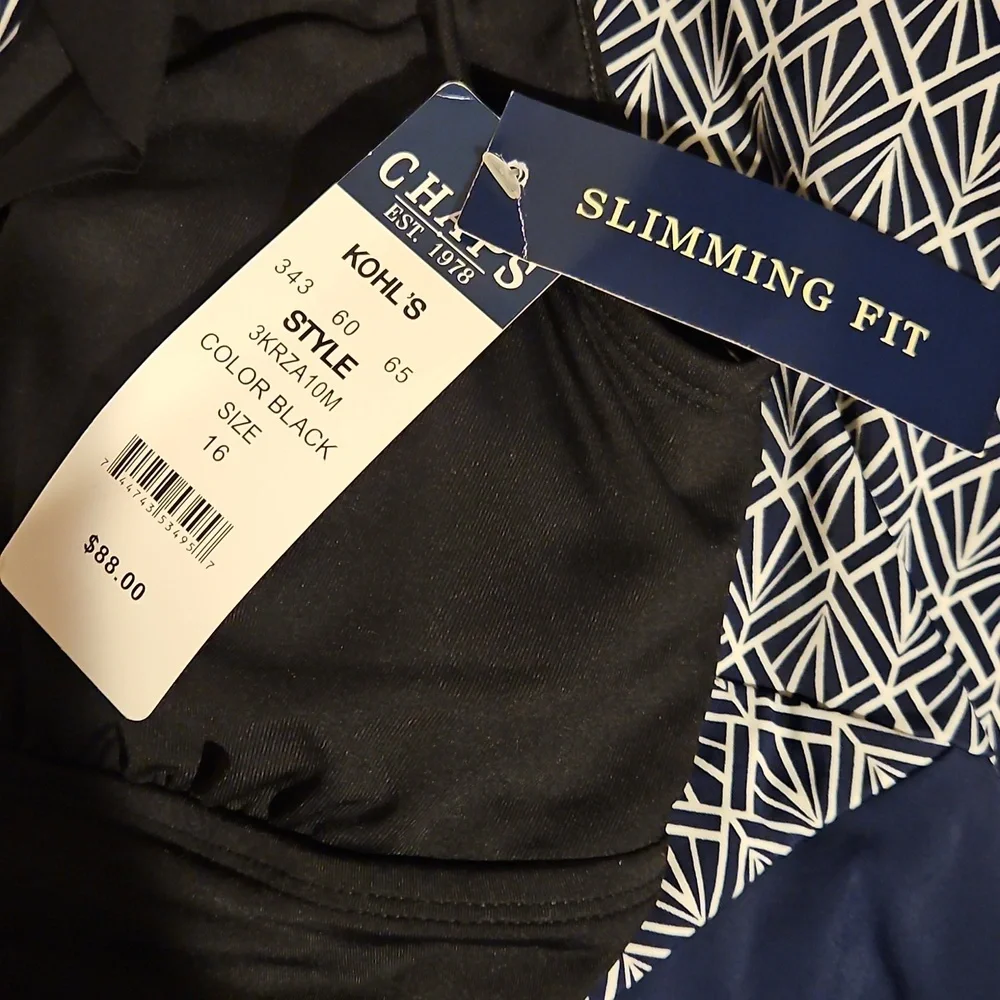 Chaps Swimsuit.  NWT - Picture 5 of 6